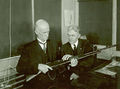 File:John M Browning and a Browning Automatic Rifle (BAR).jpg